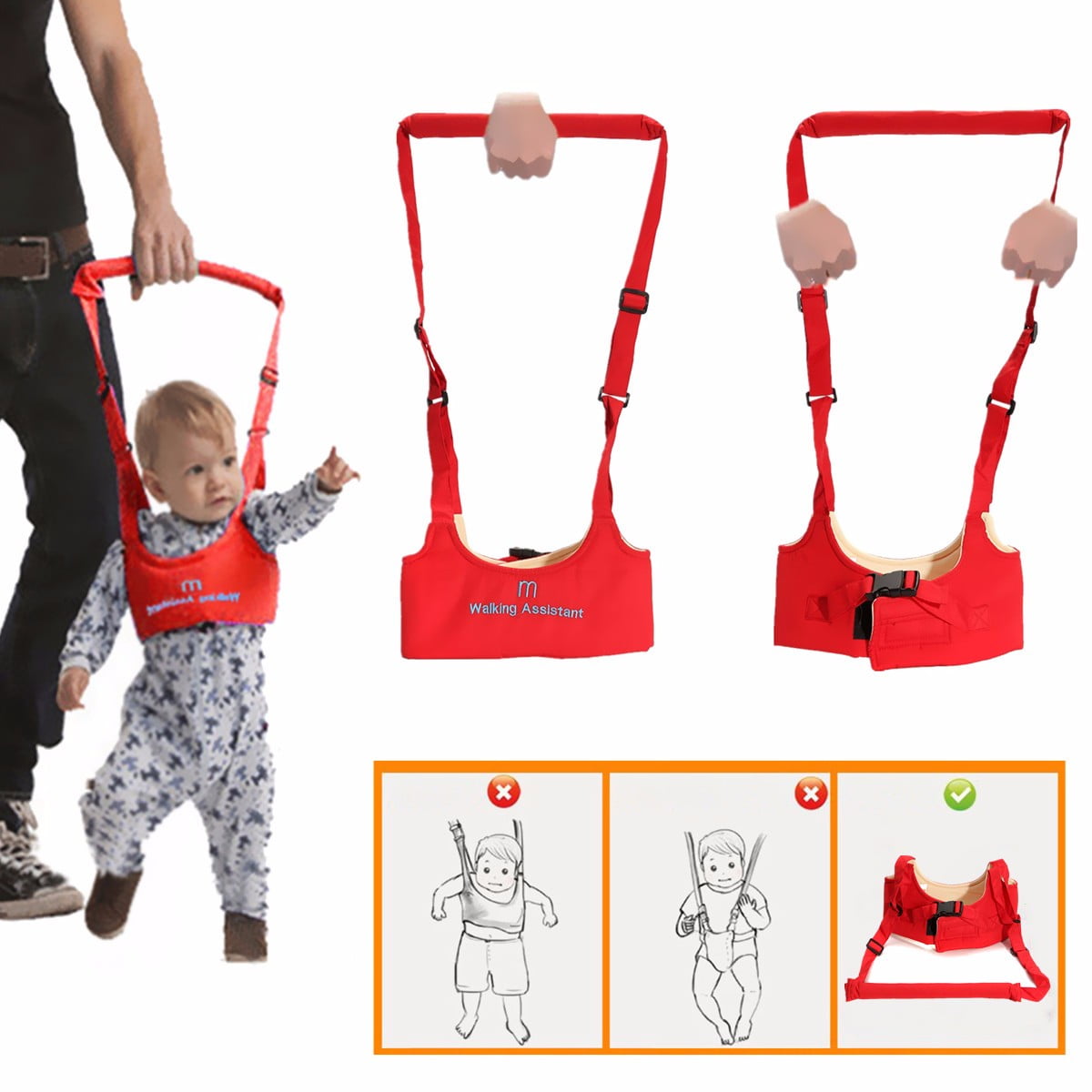 baby walking harness walmart