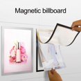 thumbnail image 3 of Hyasfey A5/A6 Magnetic Sign Holder Wall Mounted Self-Adhesive Photo Display Frame Transparent PVC Picture Document Paper Poster Artwork Painting Holder, 3 of 8