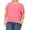 Coral, variant on Women's Plus Size Flowy Flutter Sleeve Blouse with Keyhole Neckline