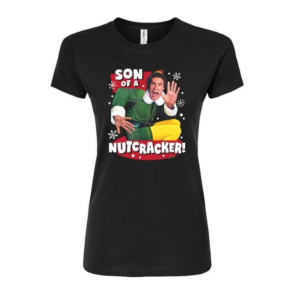 ELF - Christmas Son Of A Nutcracker - Juniors Fitted Graphic T-Shirt