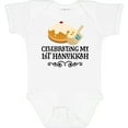 thumbnail image 3 of Inktastic 1st Hanukkah Childs Dreidel Boys or Girls Baby Bodysuit, 3 of 5