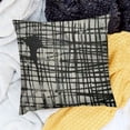 thumbnail image 2 of SHANXI  Throw Pillow Covers Contemporary Lines Shades Gray Black and Beige Cream Canvas Minimalist Acrylic Art Artistic Artwork for Couch Living Room 20x20in, 2 of 5