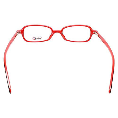 Calabria Viv 751 Designer Reading Glasses in Black-Red ; +3.00