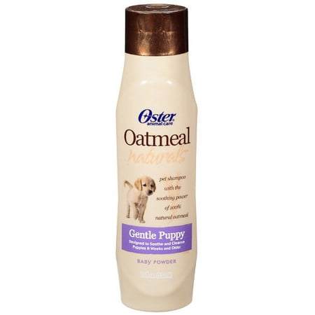 Oster Animal Care: Oatmeal Naturals Gentle Puppy Baby Powder Shampoo, 18 Oz