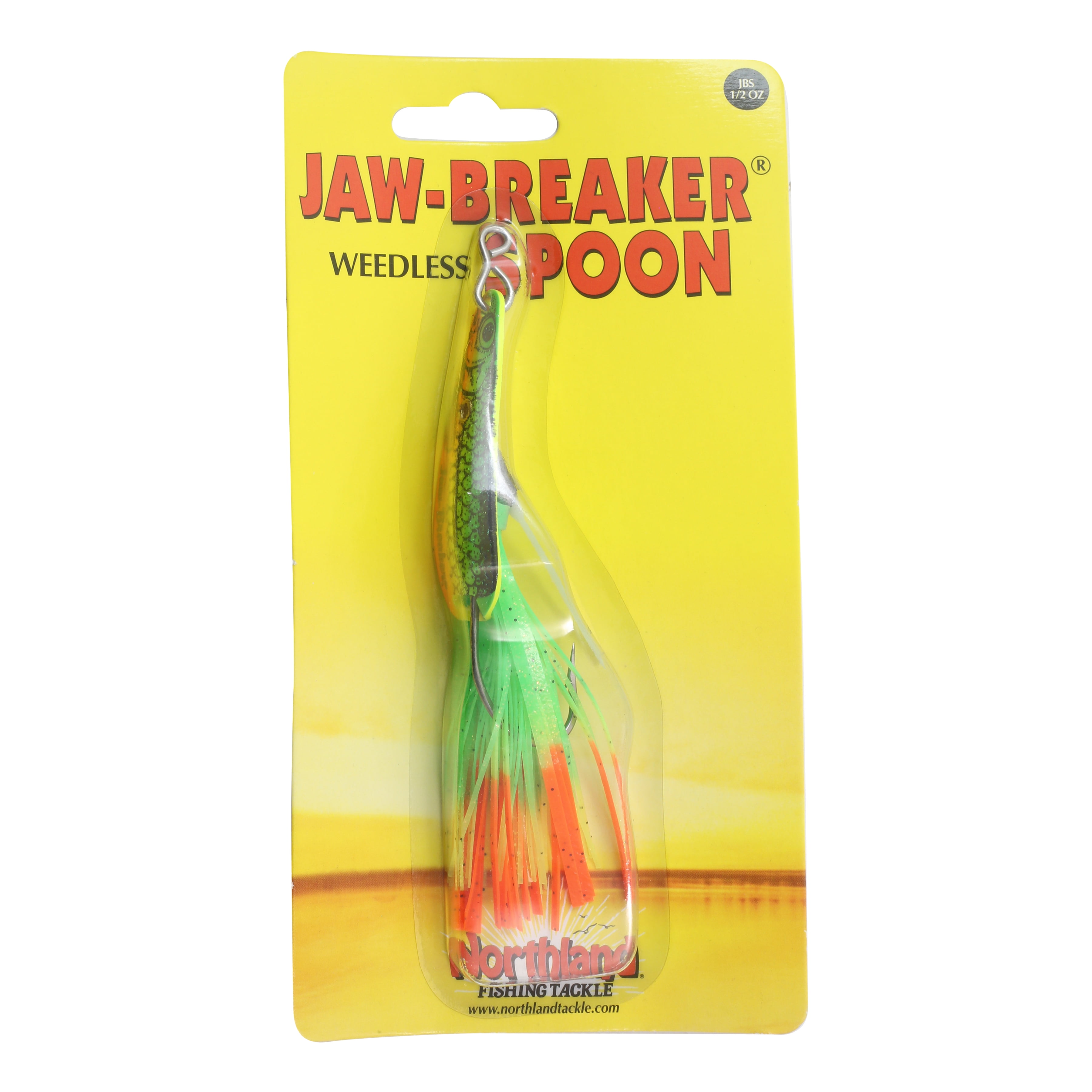 (2 pack) Northland Tackle Jaw-Breaker Spoon, Freshwater, Firetiger