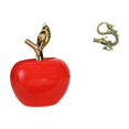 thumbnail image 1 of Estatua de cerámica, figura de latón, escultura de fruta artificial, artesanía, adorno único y realista, adecuado para sala de estar, oficina, dormito, 1 of 8
