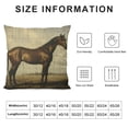 thumbnail image 5 of Nawypu  Square Pillow Cover - Decorative Throw Pillowcase, Farmhouse Horse, 5 of 5