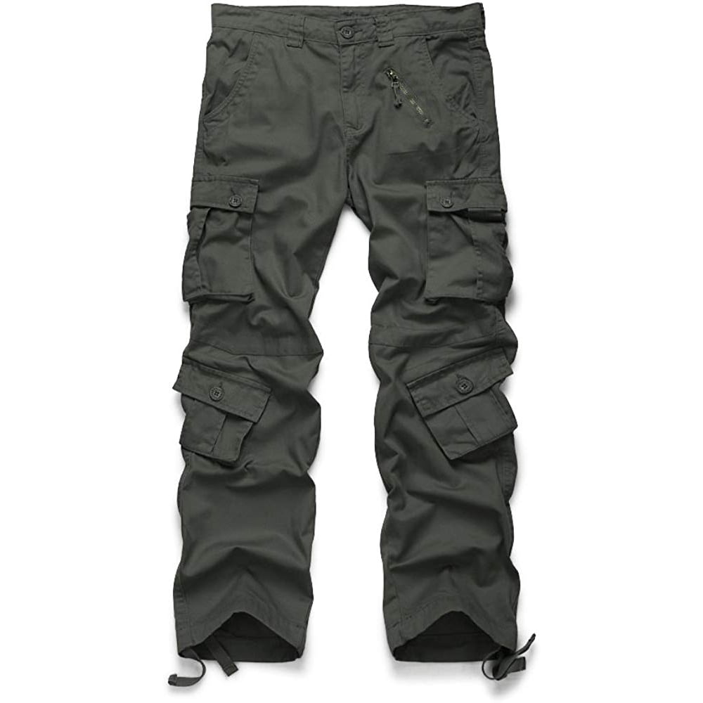 CardLCQ Pants Womens Pants Olive Drawstring Ankle Cargo