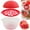 Red, variant on Multi-Function Corn Peeler,Pomegranate Seed Removal Silicone Pomegranate Bowl Peeling Tool Non Slip Easy To Use Red