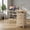 Nature, variant on Topcobe Folding Computer Laptop Desk Wheeled Home Office Furniture, Computer Desk PC Laptop Writing Table Workstation, Brown