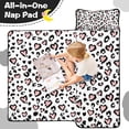 thumbnail image 4 of Pink and Black Of Leopard Print Toddler Nap Mats for Kids Preschool,Sleeping Mat Bag or Kids,Toddler Sleeping Bag,Toddler Nap Mat or Daycare, 4 of 6