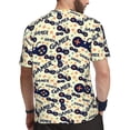 thumbnail image 2 of Wukai Game Controller Print Men's Short-Sleeved Mesh T-Shirt,Quick-Dry Short Sleeve Workout T-Shirt-4X-Large, 2 of 8