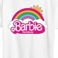 thumbnail image 3 of Barbie the Movie - Barbie Logo Rainbow - Women's Short Sleeve Graphic T-Shirt, 3 of 5