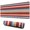 Colorful Geometric Striped-2, variant on Long Mouse Pads for Desk,Colorful Geometric Striped Pattern Desk Mats on Top Of Desks, Desk Mouse Pad Extra Large with 3mm Non-Slip Base and Stitched Edge for Gaming,Office,Work,Home 31.5"x11.8"