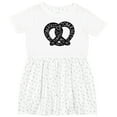 thumbnail image 3 of Inktastic Oktoberfest Pretzel Girls Toddler Dress, 3 of 5