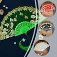 thumbnail image 3 of Chinese Style Plastic and Cloth Folding Fan for Dance Performances, Decoration and Gifts, 3 of 9