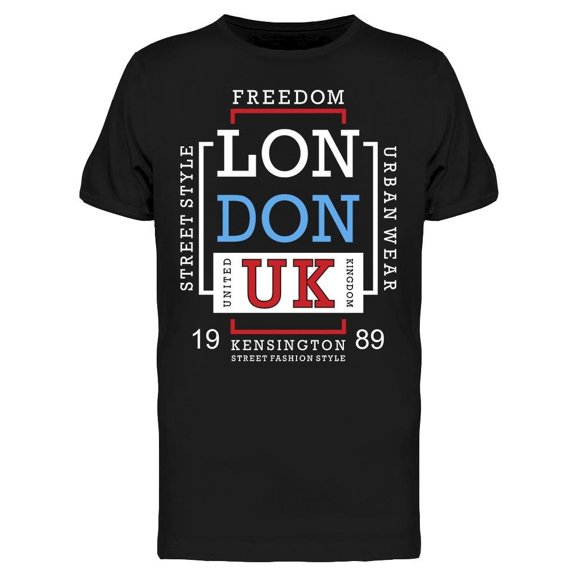 Street Style Urban Wear, London Tee Men's -Image by Shutterstock