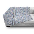 thumbnail image 3 of Birds Soft Flannel Fleece Blanket, Twittering Northern Cardinal Birds on the Sharp Pointed Snowy Mountain Peaks Nested, Cozy Plush for Indoor and Outdoor Use, 50" x 70", Multicolor, by Ambesonne, 3 of 6