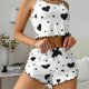 thumbnail image 1 of Ropa informal con estampado de corazón para mujer, conjunto de ropa para el hogar, ropa de abrigo sin mangas, camisón, conjunto de ropa de dormir cómoda, 1 of 5