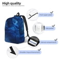 thumbnail image 3 of Disketp Pegasus Night Sky print Canvas Backpack Lightweight Travel Daypack Student Rucksack Laptop Backpack-Small, 3 of 5