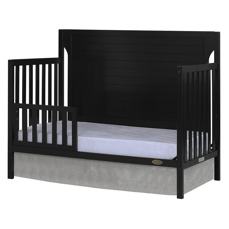 Dream On Me Cape Cod 5-in-1 Convertible Crib, Black