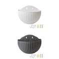 thumbnail image 1 of Macetero colgante semicircular Baoblaze 21 cm x 6,5 cm para interior y exterior, 1 of 8