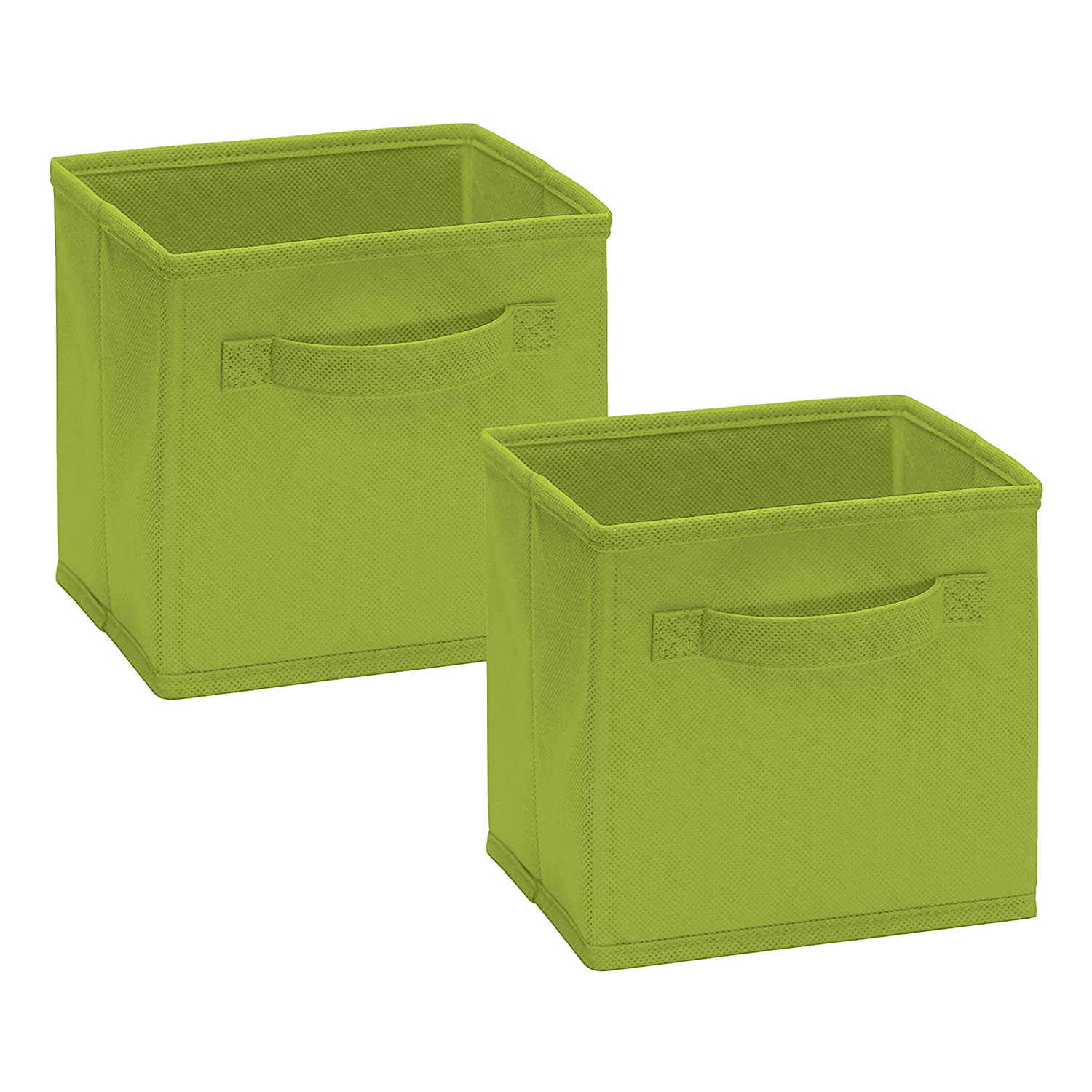 ClosetMaid Mini Collapsible Fabric Storage Cube w/ Handle, Spring Green