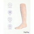 thumbnail image 6 of MeMoi  Flower Bunches Sheer Tights - Girls - Female, 6-8, Winter White, 6 of 7