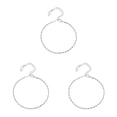 thumbnail image 1 of Destyer Bracelets Cheville Style Bohème Accessoire de Mode pour Femmes Filles Argent 3Set, 1 of 6