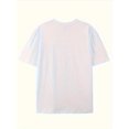 thumbnail image 2 of Pattern printed men's cotton round neck short sleeved sports T-shirt, fashionable street style T-shirt, casual and comfortable transparent, 2 of 6