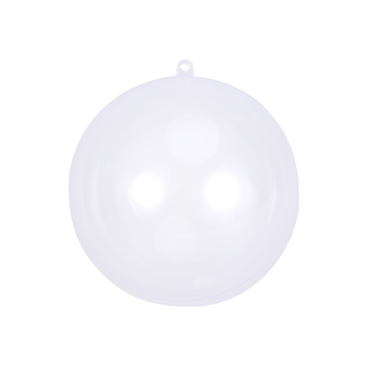 15cm Clear Plastic Acrylic Bath Bomb Mold Shells Molding Balls Fillable Christmas Tree Ornaments