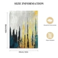 thumbnail image 2 of Nawypu  Blue and Gold Abstract Canvas Wall Art Modern Gold Foil Grey Artwork Luxury Painting Printed on Canvas for Walls Guest Room Girls Gifts Decor Each, 2 of 5