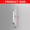 thumbnail image 5 of CEORPER Professional Plastic Roller Parallel Drawing Ruler for Engineering Drafting, 5 of 8