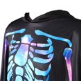 thumbnail image 5 of Halloween Skeleton Poncho, Skeleton Cloak Costume Cape Day of The Dead Poncho for Women Girls, 5 of 7
