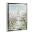 thumbnail image 4 of Stupell Industries Eiffel Tower & Tree Grove Scenic & Cityscapes Painting Gray Floater Framed Canvas Art Print Wall Art, 17 x 21, 4 of 10