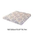 thumbnail image 3 of EGNMCR Double Bed Fitted Sheet Piece Non Sliped Fixed Bed Cover All Inclusive Mattress Protection Bed Cover Soft Fiber Suitable For Sleeping Naked polyester bedskirt, 3 of 6
