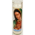 thumbnail image 4 of (2 pack) Prayer Candle V Guadalupe Replica White Wax, 8 Inch, 4 of 7