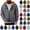 A-Dark Gray, variant on Men Hoodies Sweatshirts Solid Multi Pocket Sports Pullover Zipper Cardigan Long Sleeved Hooded Sweatshirt Jacket,S,A-Dark Gray
