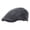 Black, variant on Newsboy Hats for Men Leather Flat Cap Gatsby Driving Cabbie Hat,Brown，G131545