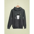 thumbnail image 3 of But First Coffee Butterflies Hoodie Women -Image by Shutterstock, Female 4X-Large, 3 of 4
