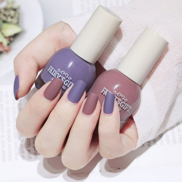 EASTIN 10ml Matte Nail Polish Water-proof Dry Quickly Resin Matte Nail Polish Set for Beauty