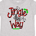 thumbnail image 4 of Inktastic Christmas Jingle All the Way with Music Notes and Holly Boys or Girls Toddler T-Shirt, 4 of 5