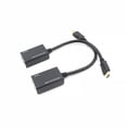 thumbnail image 1 of Extensor De Cable De Conector De Adaptador De Red Doble Hd Video Hdmi Extender Monstrate EL010039-00, 1 of 6