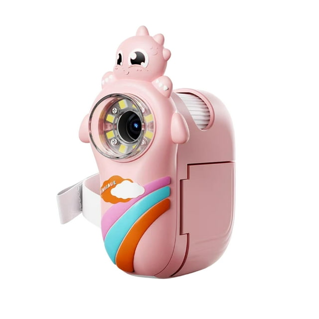 Inteprter Microscopio de mano ABS para niños con pantalla LED incorporada Microscopio de luz de terraplén LED incorporado con 8 Electrónica Rosa