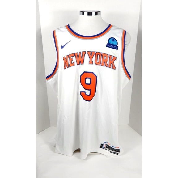 2022-23 Mens New York Knicks RJ Barrett #9 Swingman White Jersey Nike 56