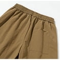 thumbnail image 6 of Men's Athletic Running Workout Cooling Shorts 11 inches Swim Trunks No Liner with Pockets Quick Dry Lightweight Baggy Beach Shorts Big and Tall Size M-5XL Khaki, 6 of 8