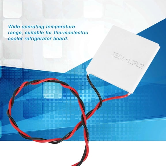 Compact 23,27W Thermoelectric Cooler, Easy Install, Protects Against Overheating, 60 Temp Diff
