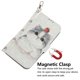 thumbnail image 4 of For Oppo Reno13 F 5G Case Pattern Printing Leather Wallet Phone Cover with Wrist Strap - Magnolia, 4 of 5