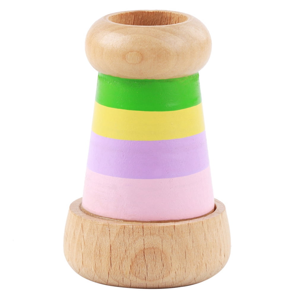 Details about   Rainbow Wooden Kaleidoscope Toys Bee Eye Effect Kids Toddler Educational Toy 