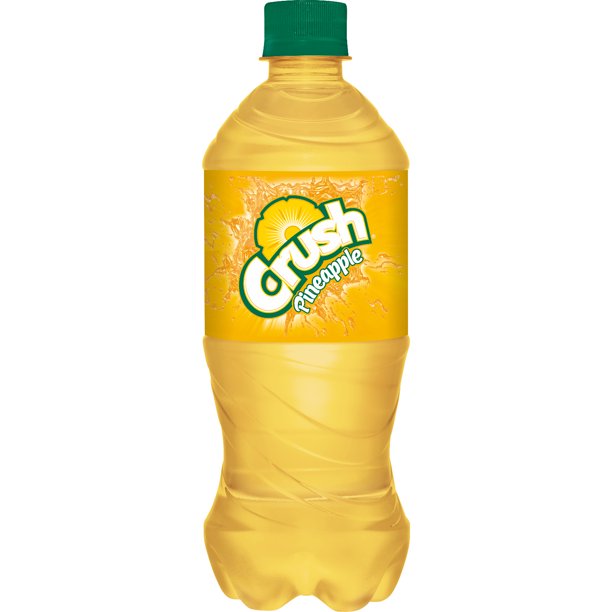Crush Caffeine-Free Pineapple Soda, 20 Fl. Oz. - Walmart ...